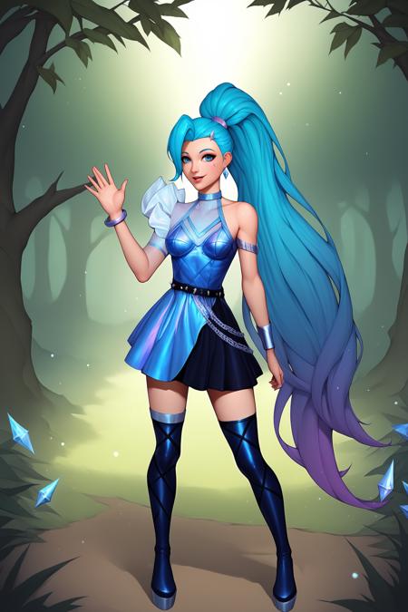 K/DA All Out Seraphine (League of Legends) - Comission LoRA PonyXL [NSFW Support]