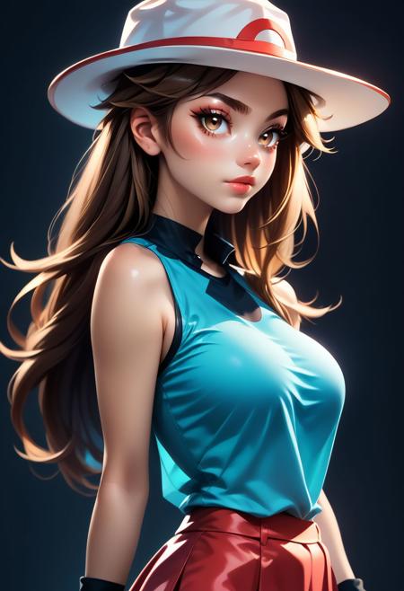 Leaf: Gorgeous Leaf Green | リーフ  (Pokemon) [Pony & Illustrious & SD1.5]