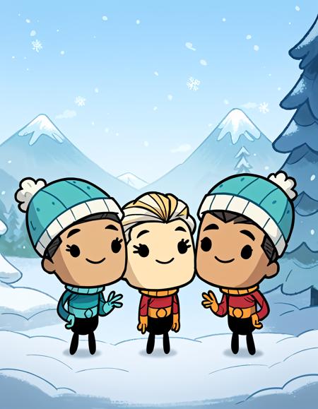 Oxygen Not Included style (Klei entertainment)