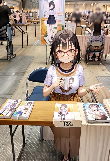同人誌即売会 / Doujinshi convention SDXL
