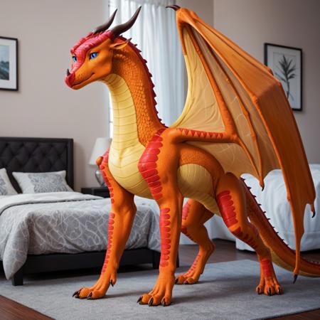 Skywing/Queen Scarlet/Peril (Wings of Fire) [PonyXL]