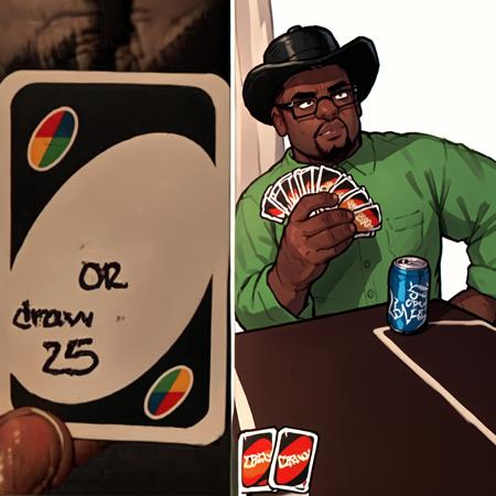 Draw 25 Meme - UNO