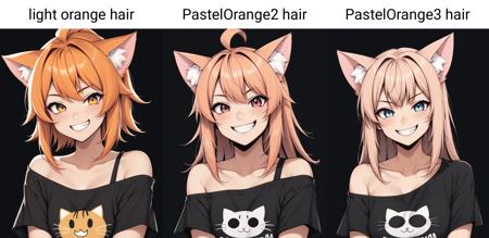 Pastel Hairs版本PastelOrange3 (ID: 1242588)