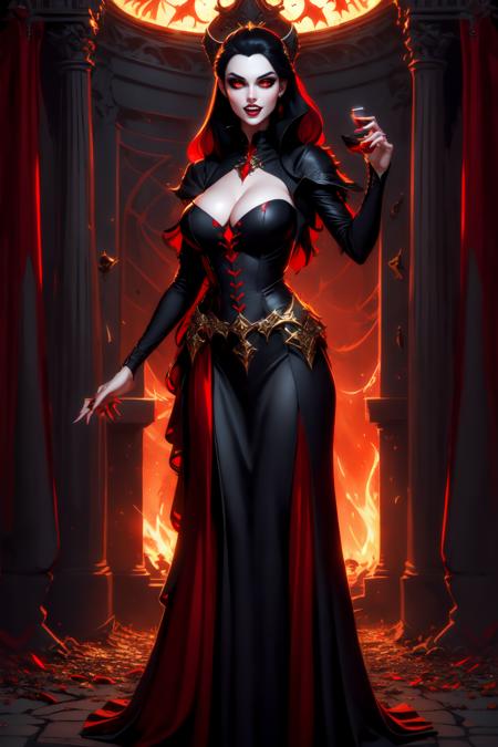 Female Vampire Style | Pony / SD1.5版本v1.0 SD1.5 (ID: 364369)