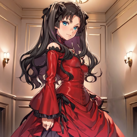 Rin tohsaka  LORA and(Pony)  from fate stay night visual novel