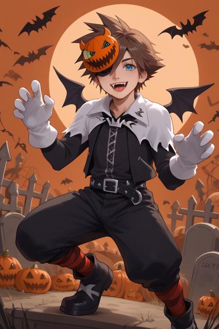 Sora (3 Outfits) - Kingdom Hearts - (Pony) / (Illustrious)