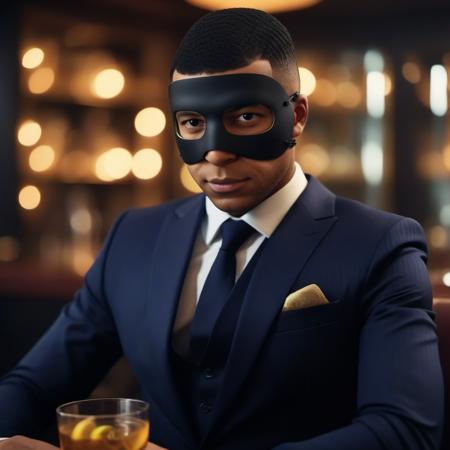 Masked M'bappé - SDXL