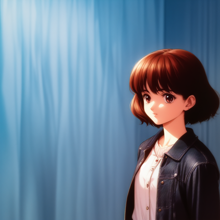 Generic retro anime art style