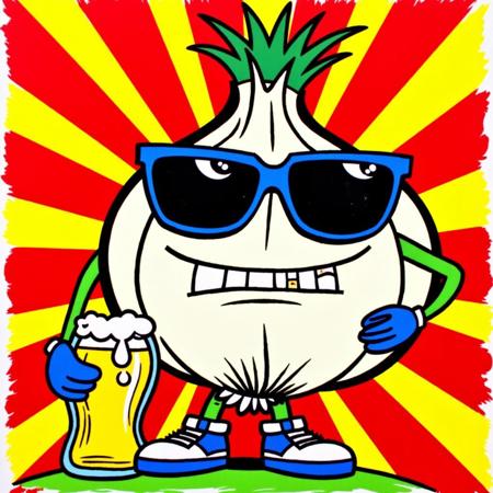 Frank Kozik LoRA Style