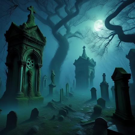 Haunted Streets of Highgate: A Gothic Cemetery Lora