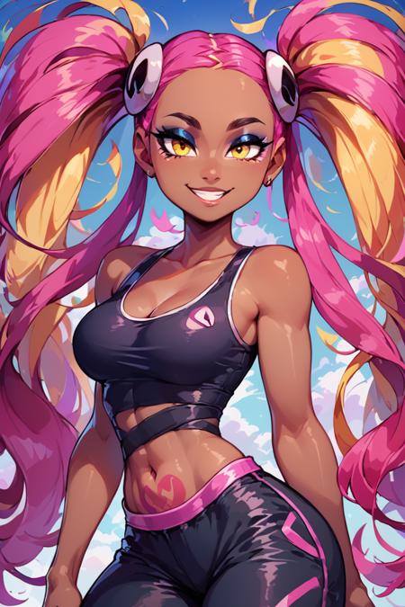 Plumeria: Team Skull Big Sister | プルメリ (Pokemon) [Pony & SD1.5]