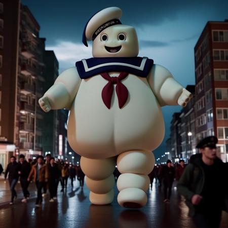 The Stay-Puft Marshmallow Man - Ghostbusters - SDXL