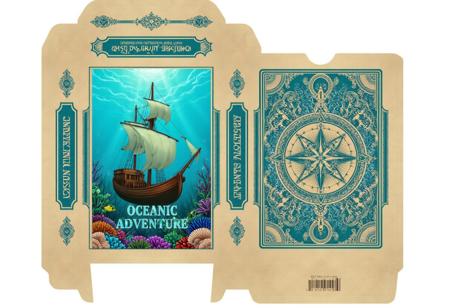 Playing Card Tuck Box Net Design - [FLUX]