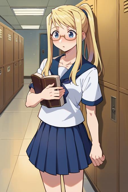 Winry Rockbell/ウィンリィ・ロックベル (Fullmetal Alchemist) SDXL LoRA | 3 Outfits [Pony Diffusion]