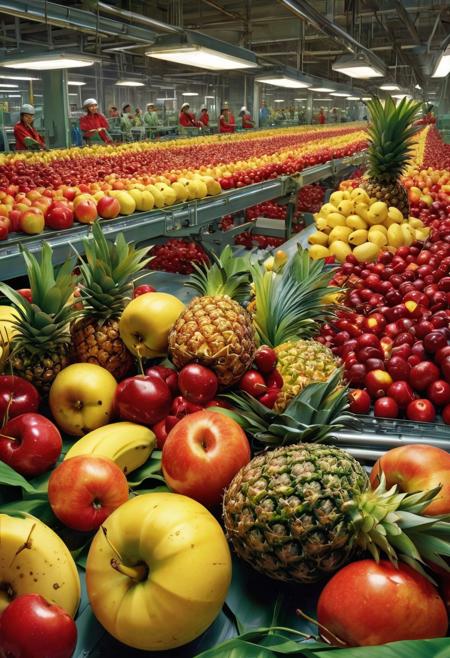 Juicy Fruit World - Exotic Mix style - SDXL
