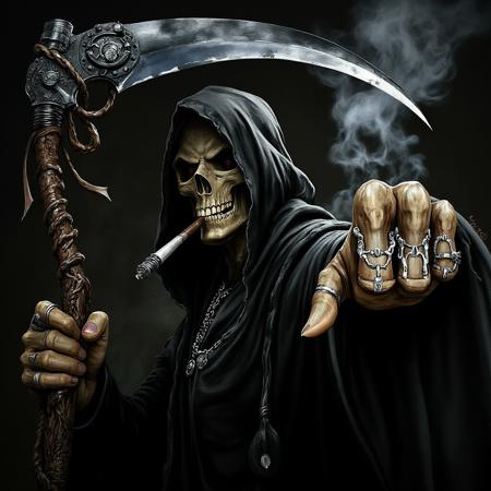 Metal skulls (cringe rocknroll) FLUX AND SDXL