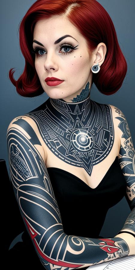 Dark Tribal and blackout Tattoos DarkTatExStarz版本SDXL v1.0 (ID: 959836)