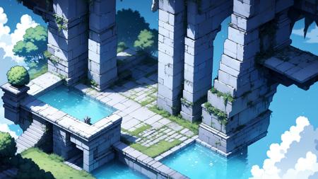 Abandoned Land - Game Scene Conceptual Design - Fantasy/Mythical Legend/2.5D