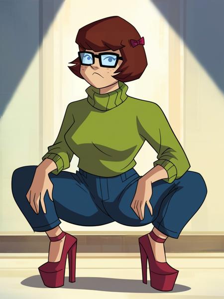 Velma Dinkley (Scooby-Doo! Mystery Incorporated) PonyDiffusionXL
