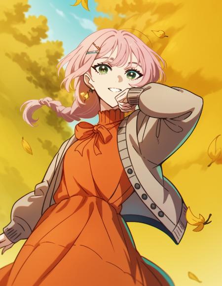 Pink Haired Girl - 『COLORs』【荒木哲郎×SawanoHiroyuki[nZk]：Hata Motohiro】 - COMMISSION