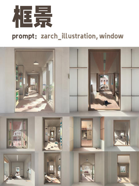 插画风建筑zarch_illustration