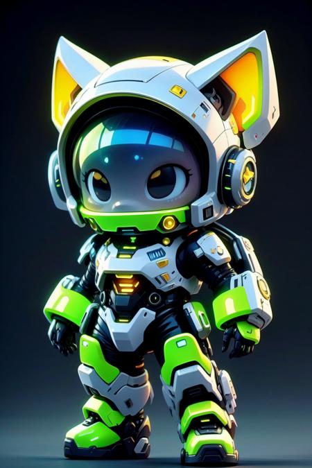 3D可爱化手办机甲