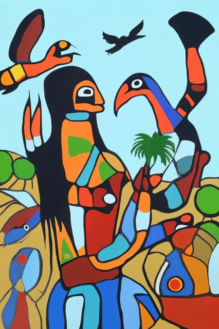 Norval Morrisseau Style