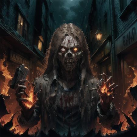 Derek Riggs style (Iron Maiden)