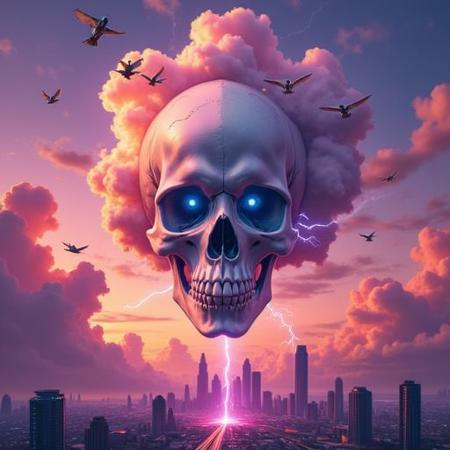 what the skull?| trippy | Surreal | SKULLS | FLUX