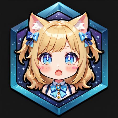 六角形徽章hexagon badge(A.31)