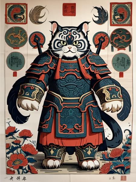 Fresh Ideas@Woodblock prints_SDXL