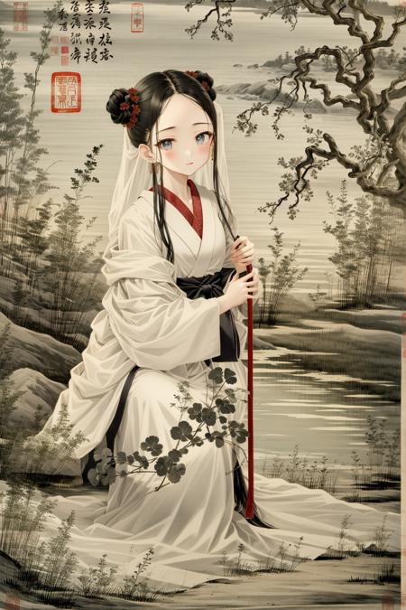 Tang Bohu's Painting Style LORA 唐伯虎画风劳拉版本v1.0 (ID: 43012)