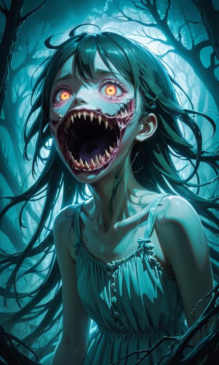 Monster Codex-Abyss girl | 怪物志-裂嘴女 | 深渊巨口
