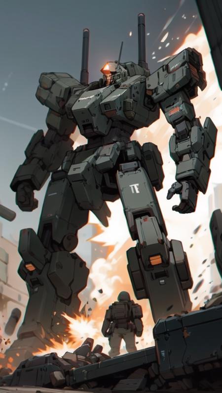 Super robot diffusion(Gundam, EVA, ARMORED CORE, BATTLE TECH like mecha lora)