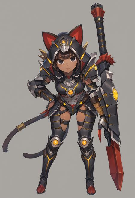 Monster Hunter - Almudron armor (オロミド装備) ponyXL