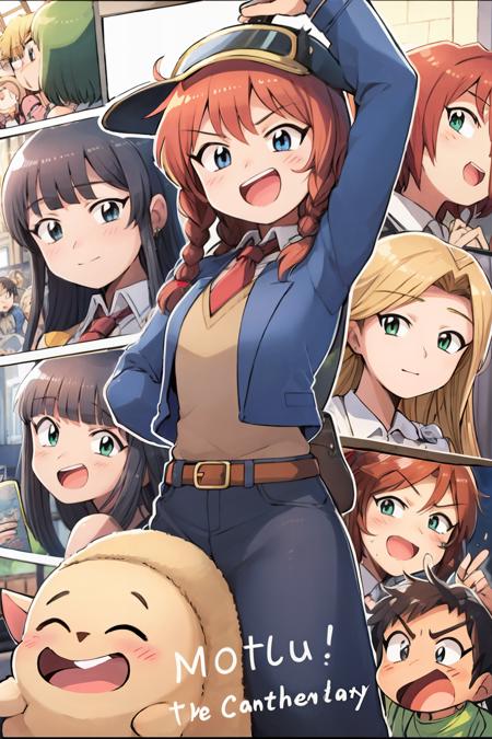 chibi comic style Q版小漫画