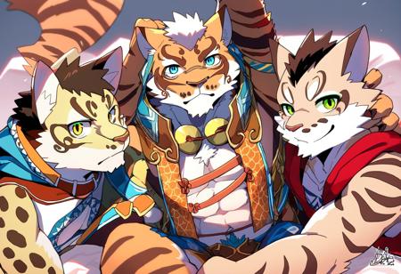 Nekojishi Characters 3 in 1 |||Linhu Likulau chu-chi||Pony XL