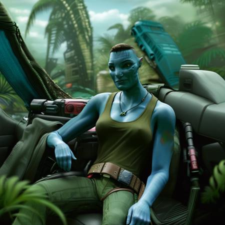 Miles Quaritch (from Avatar: The Way of Water) [Pony]