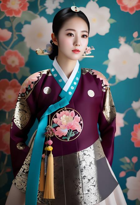 Hanbok_Woman_Dangui_XL Korean traditional clothes