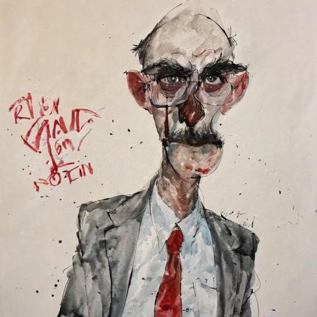 Ralph Steadman SDXL 1.0 art style lora