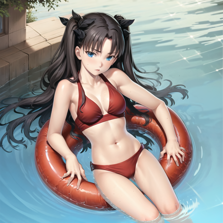 Rin tohsaka  LORA and(Pony)  from fate stay night visual novel