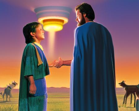 Mormon Bible Illustration