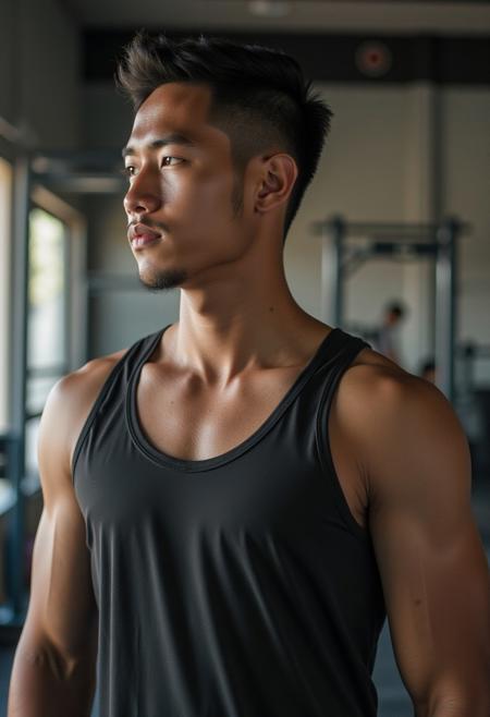 Syahnk flux Asian male