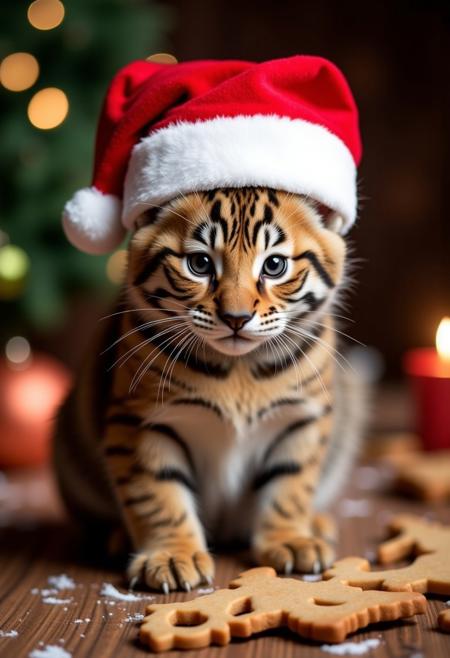 Wearing a Santa Hat (FLUX)