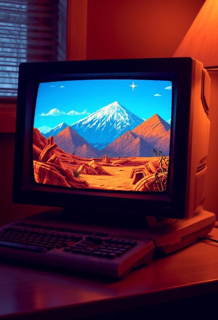 The Dig background art, Lucasarts game