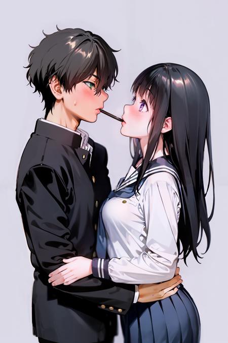 oreki x chitanda (Hyouka) 折木 x 千反田 （冰菓）