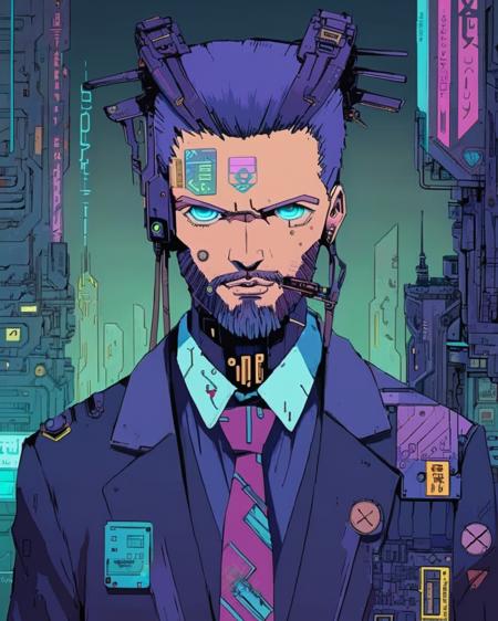 Cyberpunk Anime Style