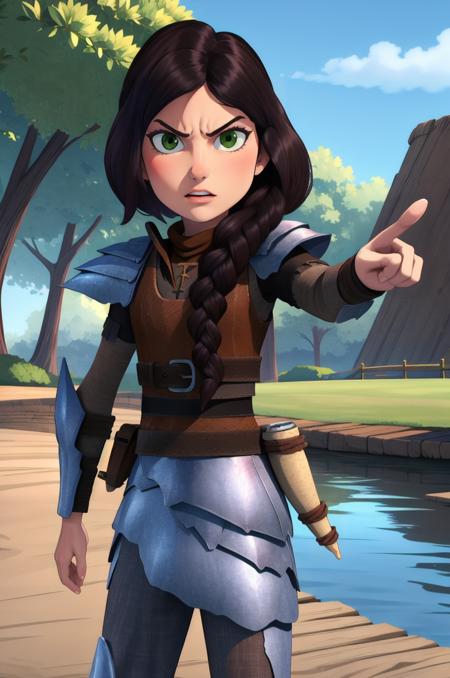 Dragons: Race to the Edge - Heather [COMMISSION]