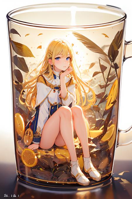girls in glass bottle/瓶中少女