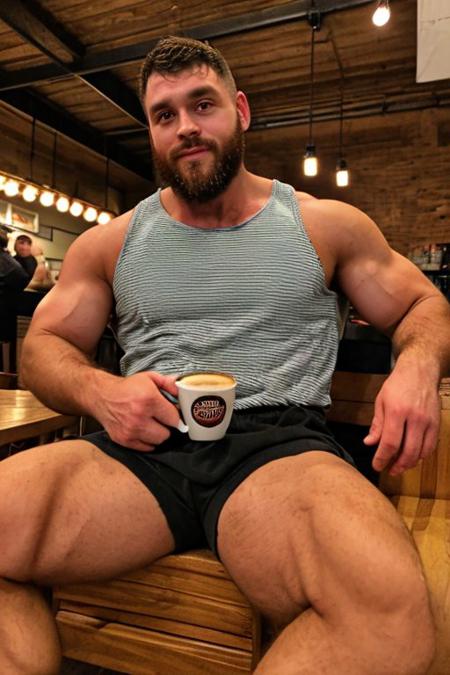 Muscle Bear - Coffee Model